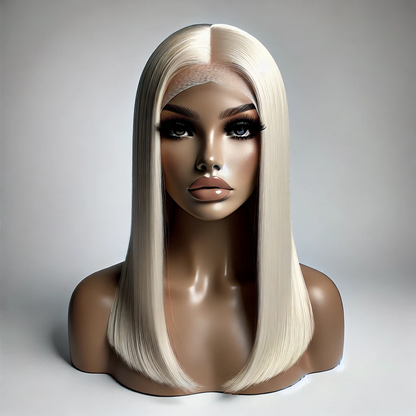 300 grams 24 inch and 26 inch Blonde Vietnamese Double Drawn Bone Straight hair.